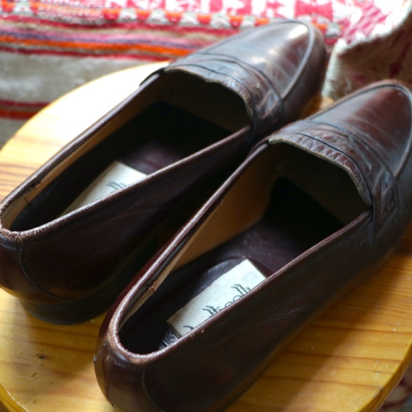 Vintage Botticelli Handmade Italian Leather Loafers main image 6